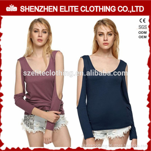 Ladies Stylish Cut-off Long Raglan Sleeve Fancy Sweaters